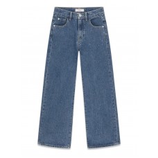 GUESS παντελόνι τζιν με στρας παιδικό J6YA03D1210-AFCH μπλε